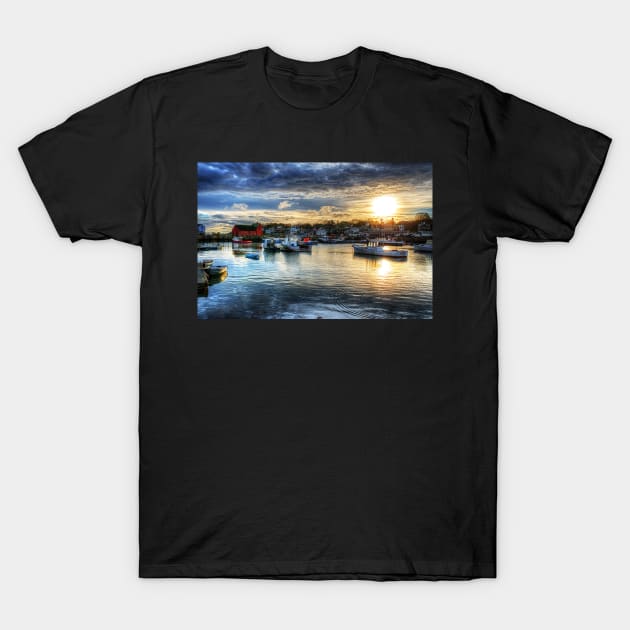 Motif #1 Sunrise Rockport MA T-Shirt by WayneOxfordPh